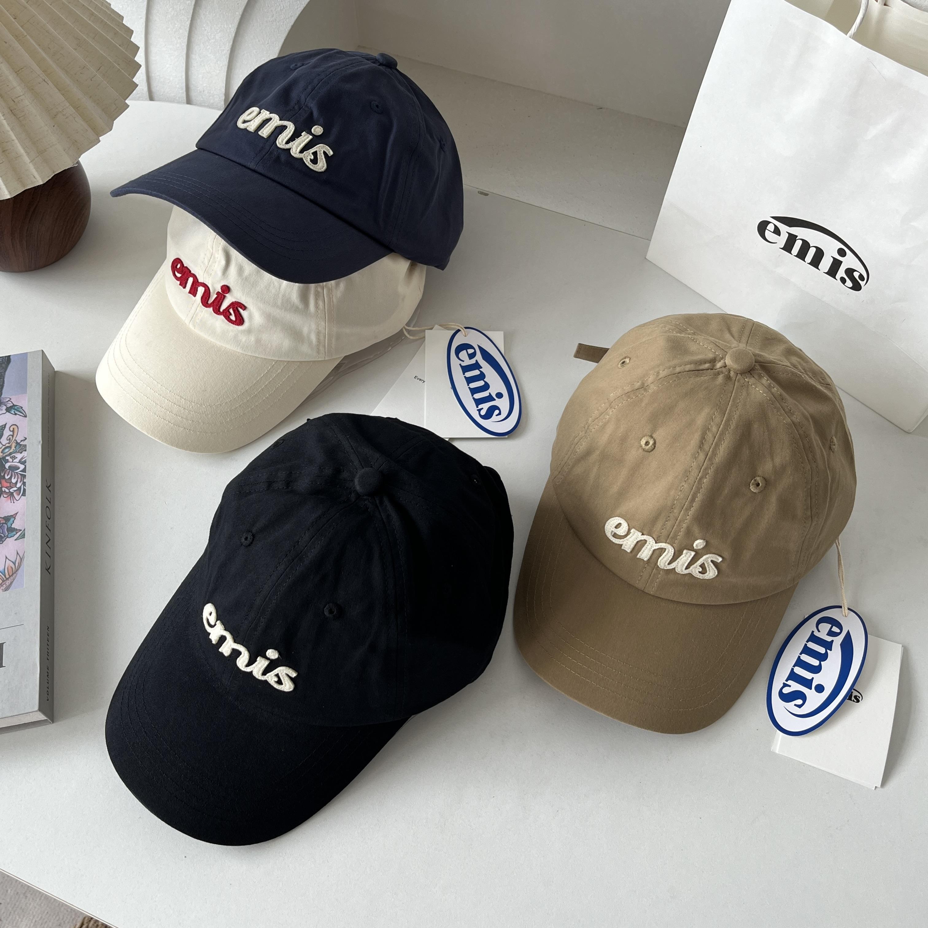 หมวกเบสบอล สไตล์เกาหลี อเนกประสงค์ EMIS อินฟินิตี้ อนุญาตของแท้ มีโลโก้และฉลาก เหมาะสำหรับคู่รัก สตร