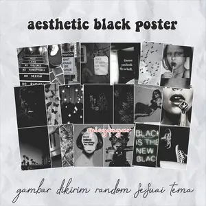 wall poster dinding A5 (isi 8) aesthetic tumblr stiker dinding