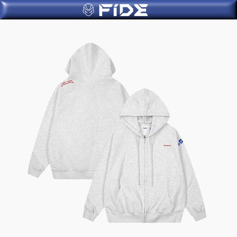 Áo Khoác Hoodie zip FIDÉ chất vải PC Cotton form rộng unisex nam nữ chống nắng - HZ01 