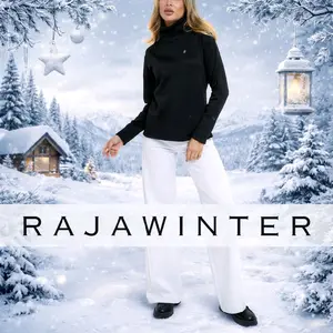 Baju Winter Longjohn Atasan Thermal Long John Lapis Bulu Turtle Neck Piyama Musim Dingin Dalaman Wanita