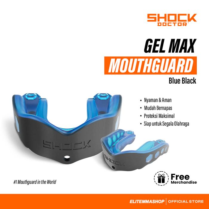Gambar Shockdoctor Gel Max - Strapless/BlueBlack 6100 (Adult Size) dari ELITE MMA SHOP Kota Administrasi Jakarta Barat Tokopedia