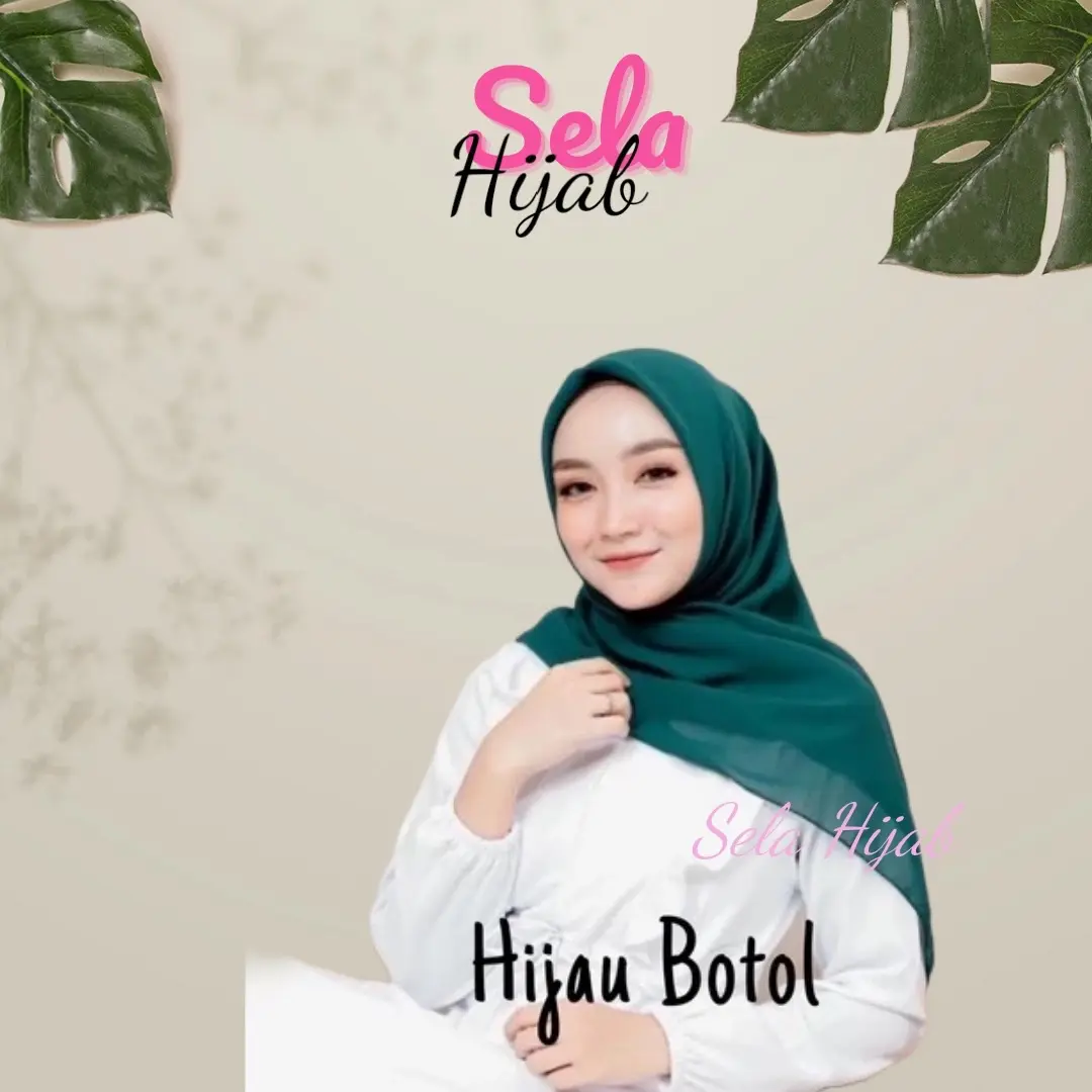 Hijab Segi Empat dan Pashmina Random Murah Meriah Kualitas Bagus - Voal Muslim Kerudung Wanita Katun Rayon Santai Panjang Syal