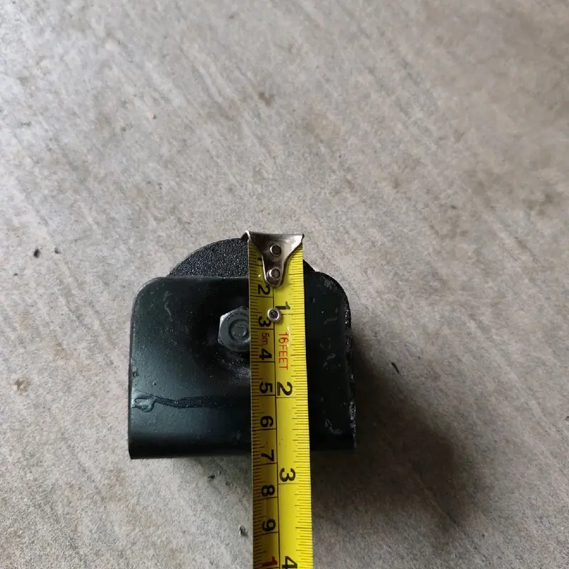 roda bubut besi cor 7cm roda pintu pagar pintu gerbang 1pcs 2