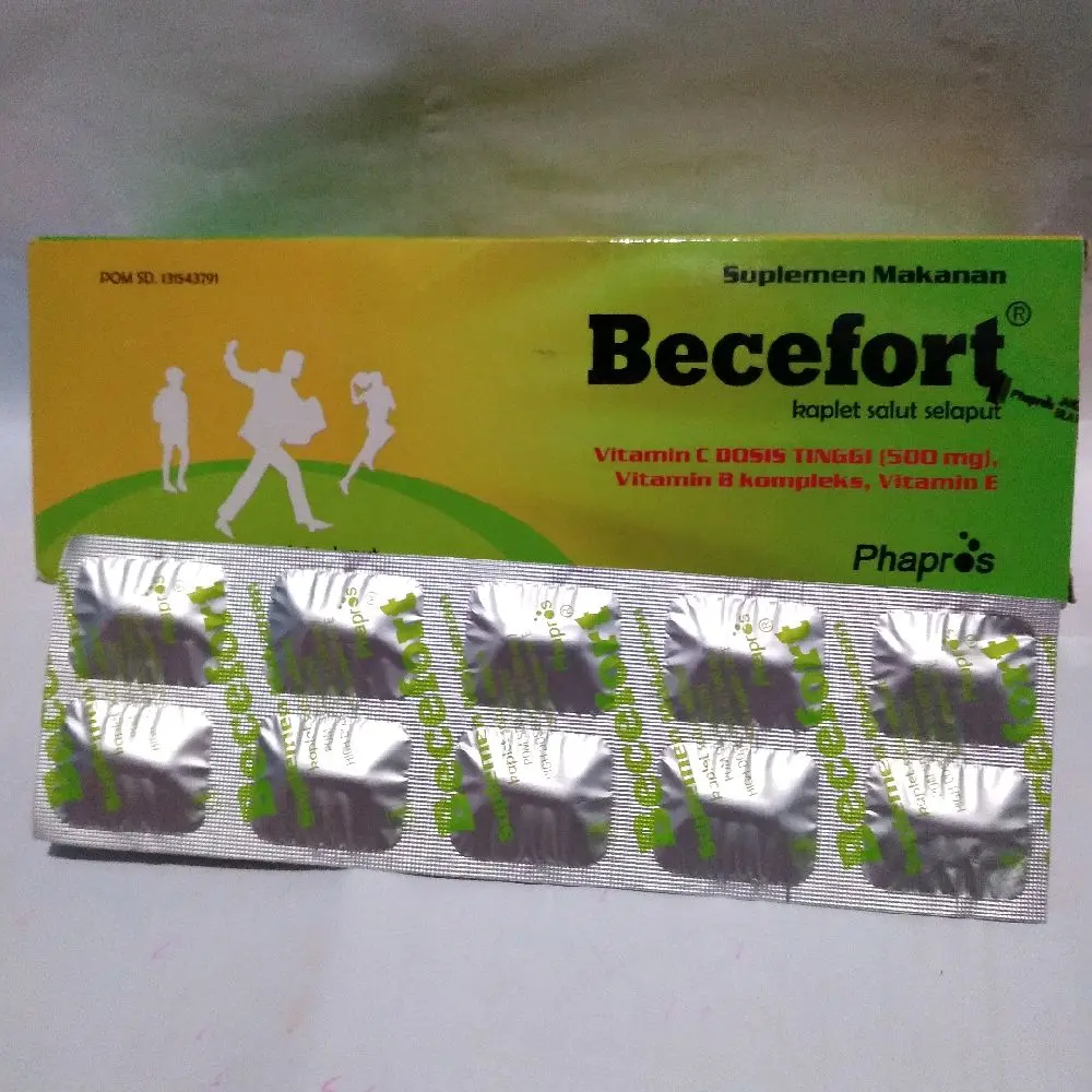 Becefort perlembar isi 10tablet