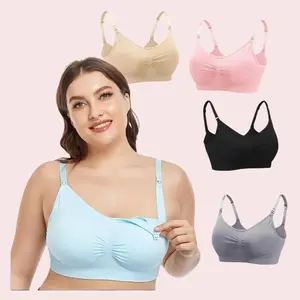 CUCI GUDANG BR961 BH Gesper Kait Depan Rajut Bra Menyusui Tanpa Kawat Sorex Nursing Premium Maternity Ibu Bayi Katun