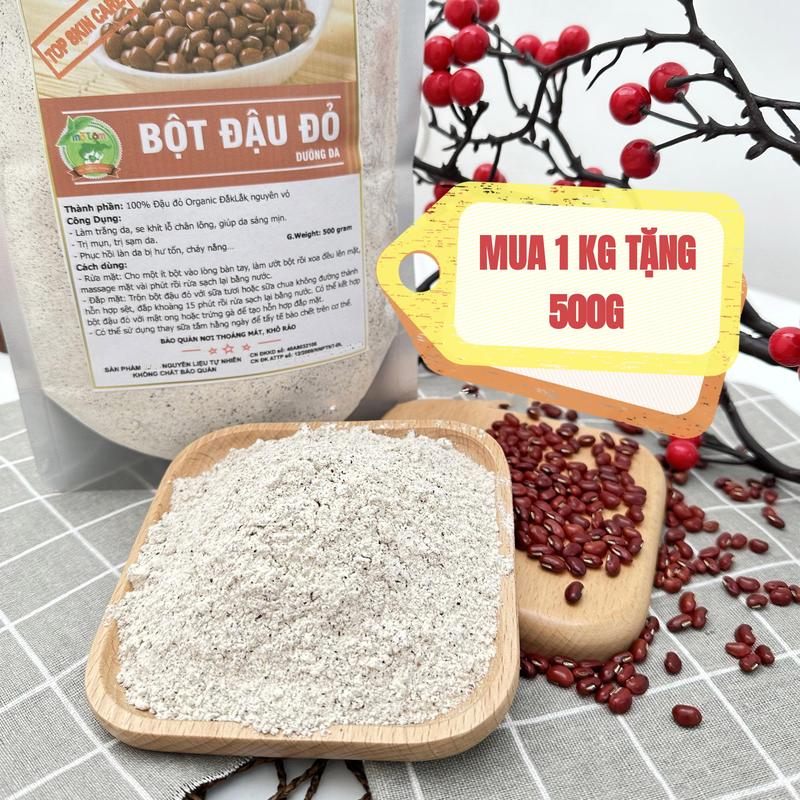  1KG BỘT ĐẬU ĐỎ + TẶNG 500GRAM  500G VÀ 250G KHÔNG TẶNG    BỘT SỐNG  ... Skincare Dưỡng Ẩm Da Mask Nữ 