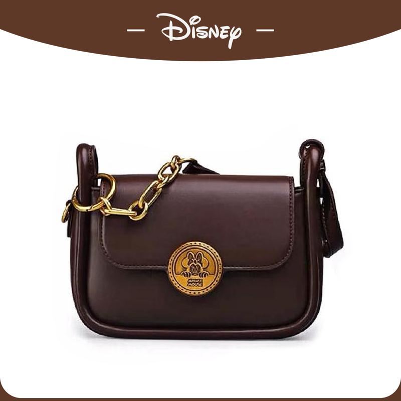 Túi Đeo Chéo Một Bên Vai Dễ Phối Đồ Mới, Disney Minnie Brownie, Túi Bánh Vuông Nhỏ Màu Nâu, Có Sẵn Thanh Toán Khi Nhận Hàng 0