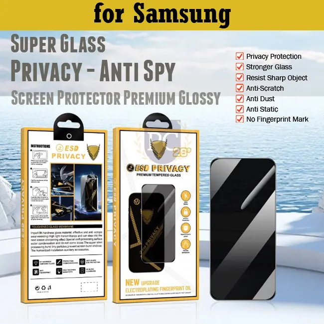 Privacy Anti Spy Super Glass Screen Protector for Samsung A16 M15 A55 A54 A53 A35 A25 A15 A06 A05 A05s A24 A14 M54 M53 M52 M51 M33 M34 M14 M12 M21 M23 M20 M31 M13 M12 A71 A72 A73 A12 A02 A03s A04 A13 A22 A23 A34 A33 A32 A51 A52 A52s A31 A21s A30s A40s A50