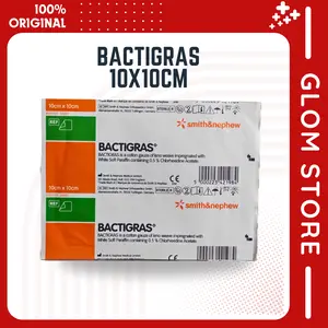 Bactigras 10cmx10cm / Bactigras 10x10 / Kasa Sterile Mencegah Infeksi Luka