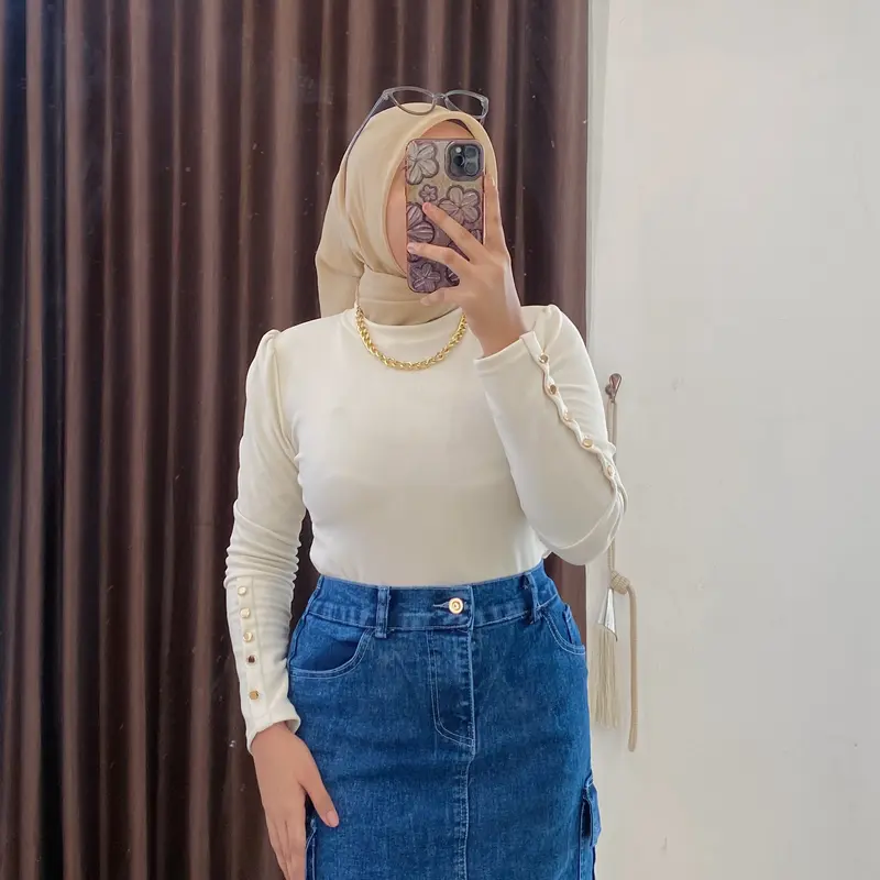 Blouse syakira inner pakaian wanita atasan knite kekinian terbaru 0