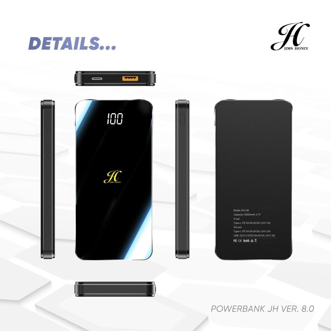 JIMS HONEY POWERBANK JH-08 FAST CHARGING (Kapasitas 10.000 mAH)