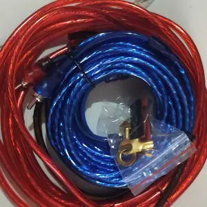 Paket Kabel Audio Mobil Full Set / Instalasi Sound System Mobil - Car Audio Speaker Subwoofer 12 inch Instalasi Paket Kabel 10ga Kabel Daya 60 Amp Dudukan Sekering paket kabel audio mobil
