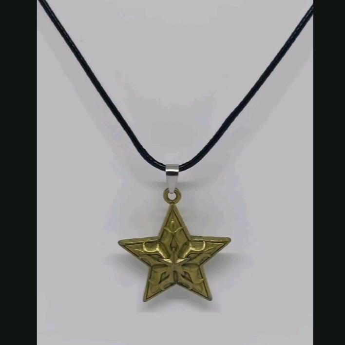 Kalung tali hitam pria dan wanita terbaru 5