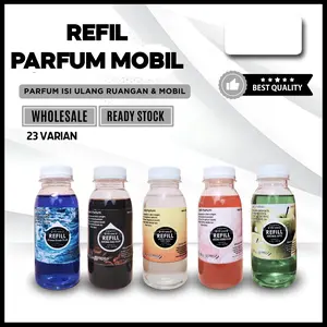 Refill Parfum Mobil Pengharum Ruangan Premium 100ml / Isi Ulang Parfum Gantung Apel 100ML / Refill isi Ulang Sachet Parfum Mobil 100 mL Car pewangi rasa kopi / Pengharum Mobil