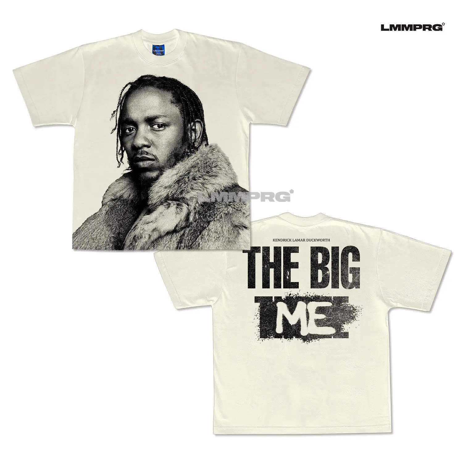 KAOS BAJU KENDRICK LAMAR DUCKWORTH RAPTEE T-SHIRT OVERSIZE | LMM PRG