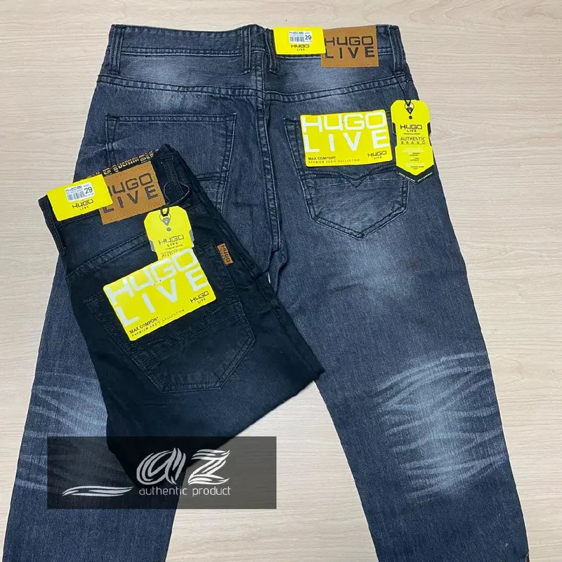 CELANA JEANS DENIM H4GO LIVE REGULER FIT CASSUAL MODEL SELVEDGE SABLON 1