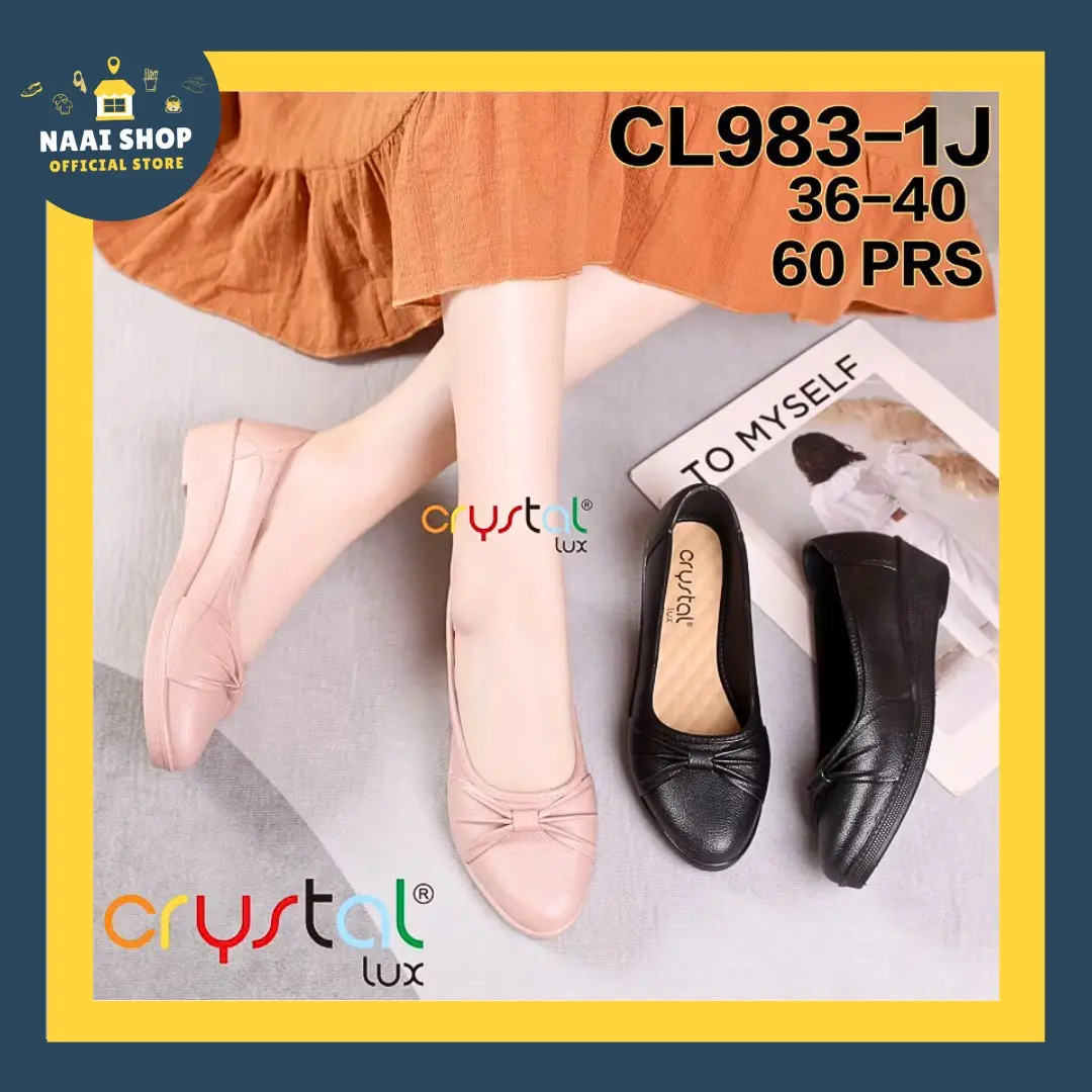 Sepatu Jelly Wanita Wedges Sepatu Kerja Wanita Crystal 983 Naai Shop