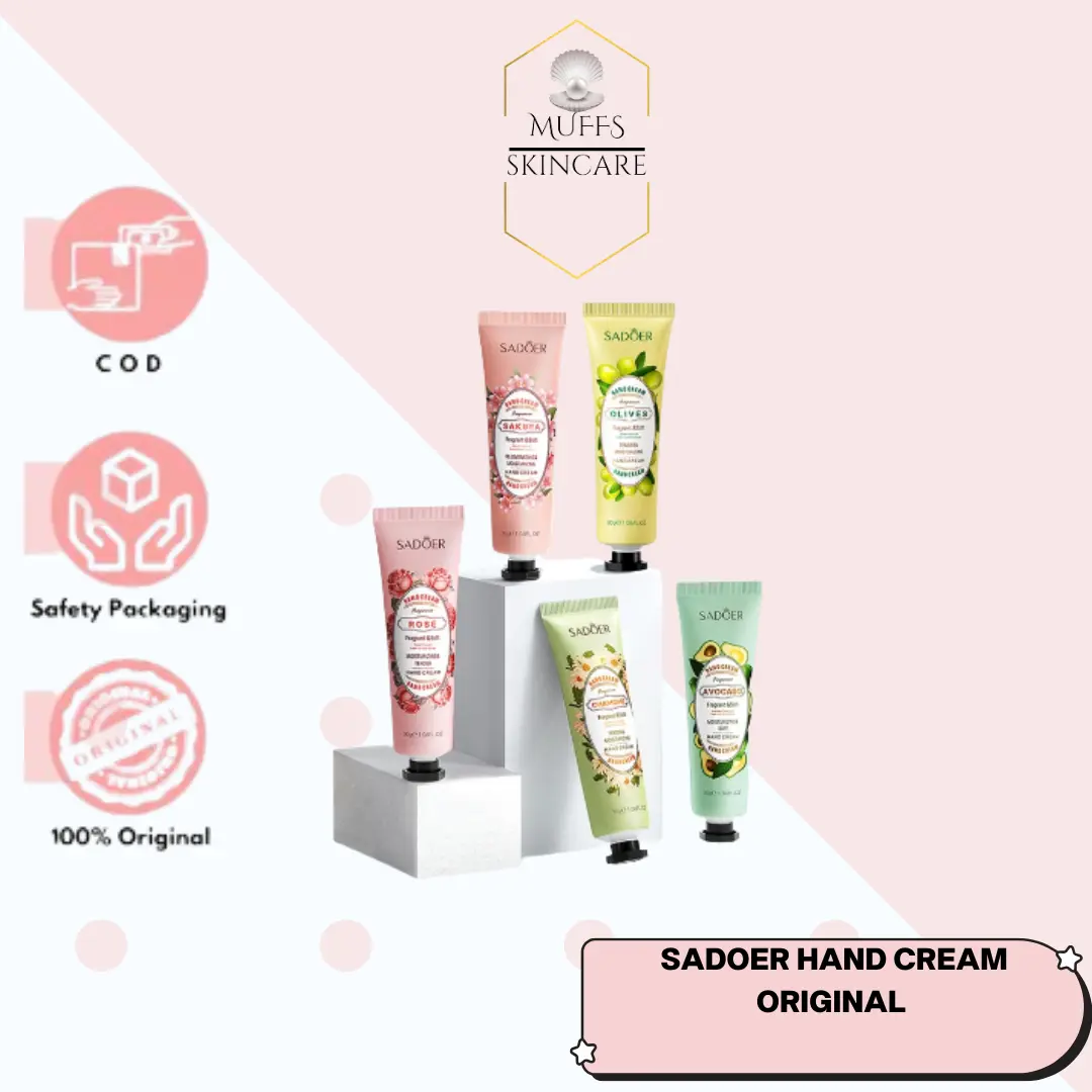 SADOER Hand Cream: Krim Tangan Melembapkan & Menyegarkan dengan Aroma Bunga, Buah, dan Es Krim