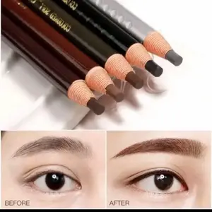 [ 6 Pcs ] Pensil Alis Benang Warna Hitam dan Coklat Tua Eyebrow Pencil