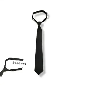 Dasi Hitam Polos Instan Panjang Bahan Dril Wisuda, Kerja, Ospek, Kuliah, dan Paskibra dasi  motif