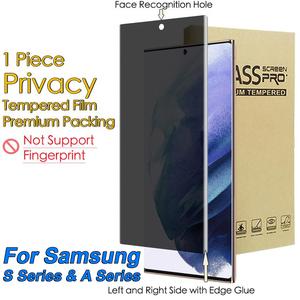 ฟิล์มกันรอยส่วนตัวแบบเต็มหน้าจอ, ความเป็นส่วนตัว, ฟิล์มนิรภัย, สำหรับ Samsung S25FE, S25Edge, S25Ultra, S25+, S25, S24Ultra, S24, S23, S22, S21, S20, S20 Plus, A55, A56, A35, A36, A25, A26, A15, A16, A17, กระจกป้องกัน Antispy