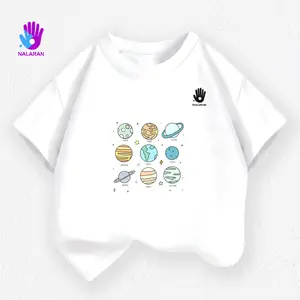 Nalaran Kaos Anak Laki-laki Gambar Planet dan Luar Angkasa Astronot untuk Membuat Imajinasi dan Minat Anak