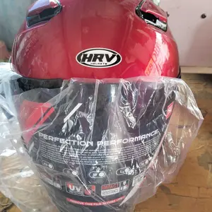 Helm HRV Maximo Spoiler Visor Flat SNI Kekinian visor clear/smoke