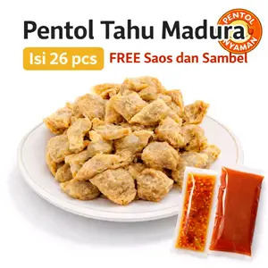 Pentol Tahu Madura Original Isi 26 Pcs – Vacuum Pack Higienis | Free Saos & Sambel Frozen Food