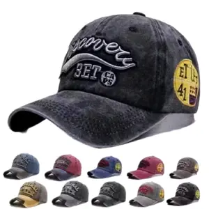 Topi Baseball Pria Wanita dengan Desain Embroidery dan Patch Warna-warni untuk Gaya Casual