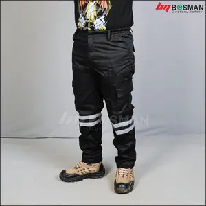 Bosman Celana Kerja Pria American Drill Panjang Katun Tebal - warna hitam polos-Dewasa-celana safety-celana kerja tambang-celana kerja lapangan - Chino, Nyaman Wearpack Setelan Kantong Bordir Harian