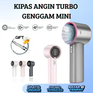 Kipas Angin Turbo Genggam Mini dengan Kecepatan hingga 100 dan Tidak Berisik