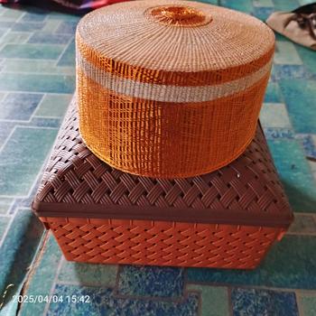 Product Review of Songko recca tembaga warna hijau dasar putih krem ready nomor 7 from B**M 0