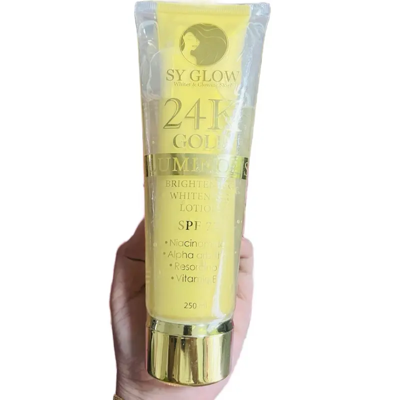 glutathione 24k gold tube Glutathion : rôle, bienfaits, dangers et compléments alimentaires main image 1