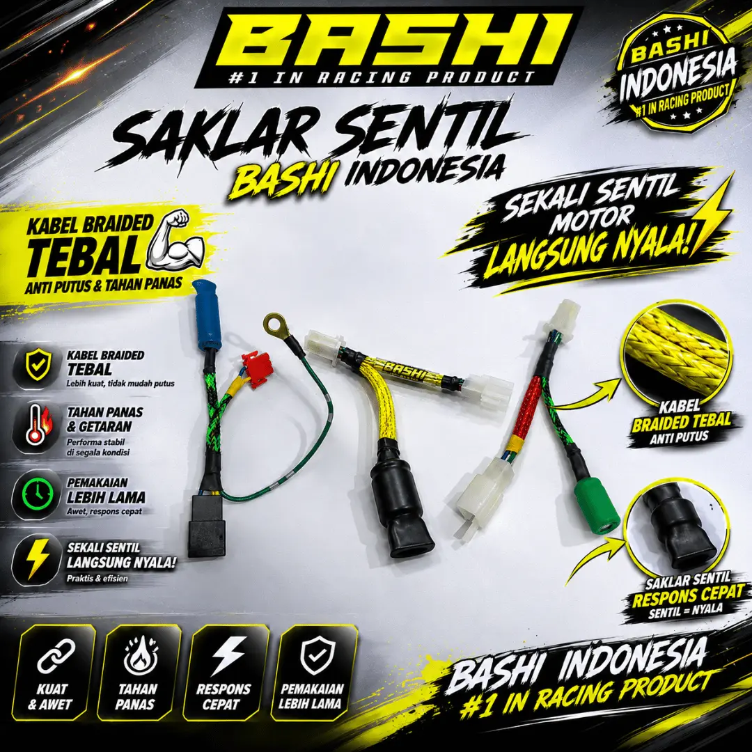 BASHI KABEL SAKLAR SENTIL QUICK STARTER SWITCH BRAIDED BQS26