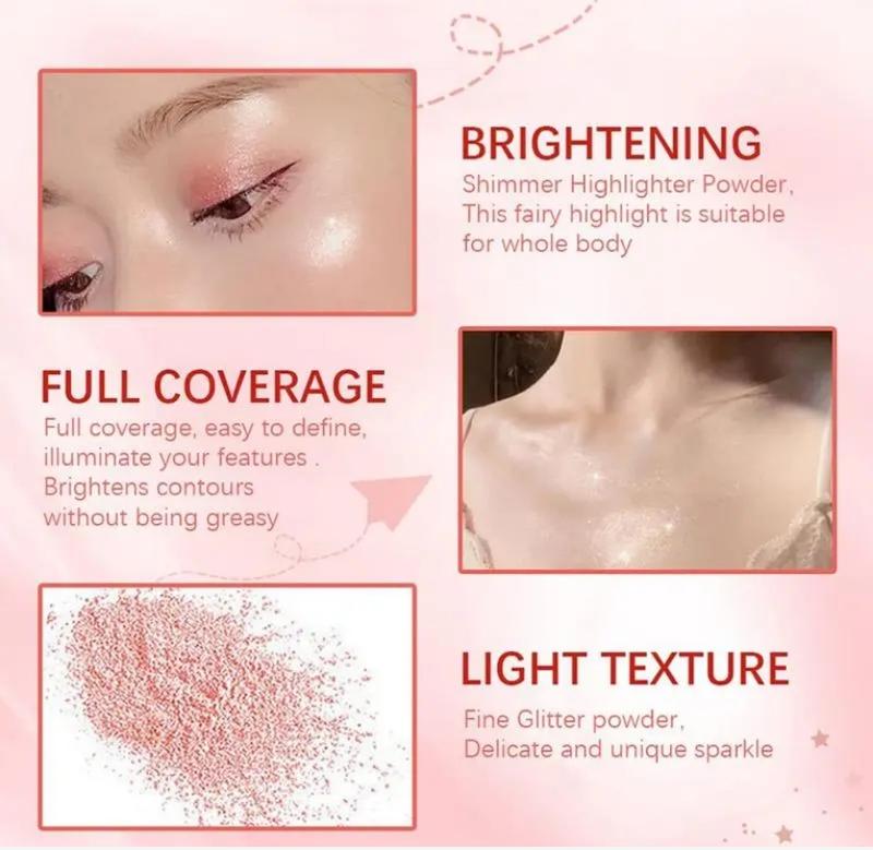 Product Introduction of Phấn Bắt Sáng Phun, Phấn Kim Tuyến Độ Bóng Cao, Để Sử Dụng Trên Mặt Và Cơ Thể, Phấn ánh Làm Sáng, Trang Điểm 24