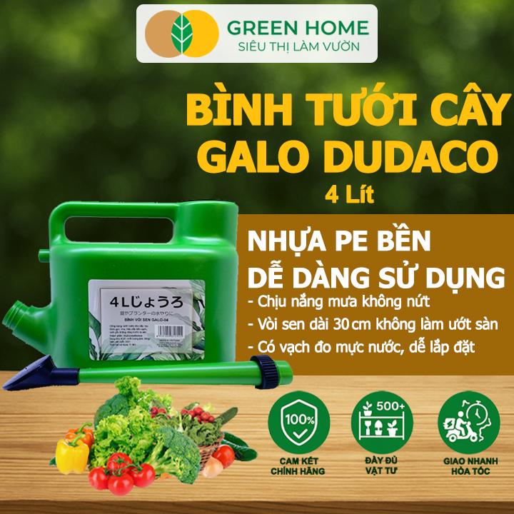 Bình Tưới Cây Vòi Sen GreenHome Galo Dudaco 4 Lít 2 Chế Độ Tưới Dễ Sử Dụng Tháo Lắp Dễ Dàng