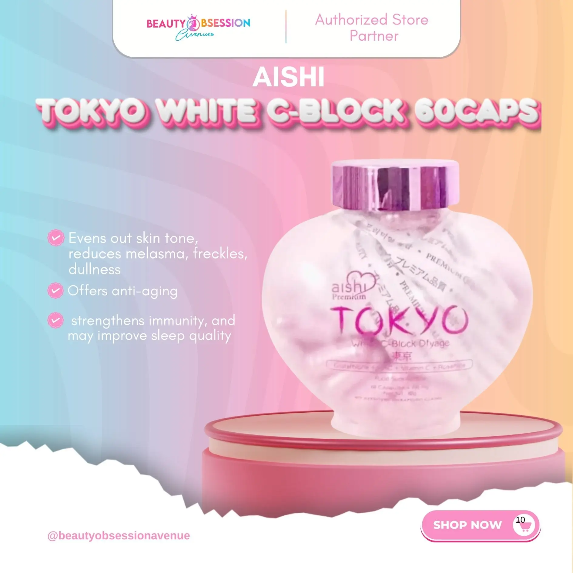 tokyo white glutathione Aishi Tokyo White C-Block Glutathione 60capsule tokyo white glutathione Aishi Tokyo White C-Block Glutathione 60capsule