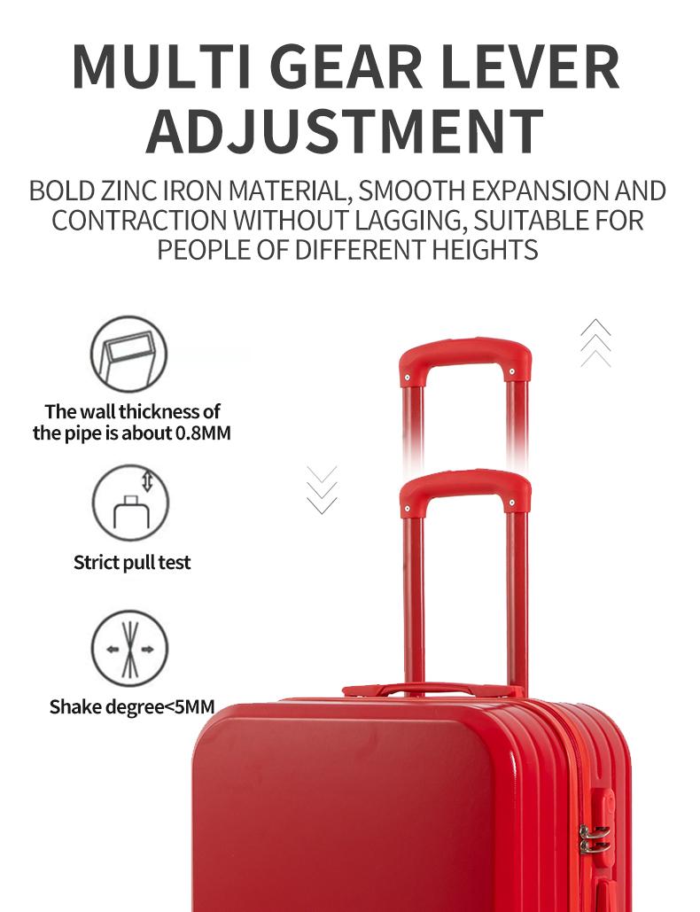 998 High-Fashion Bestseller Luggage: Combination Lock Carry-On Suitcase, Travel Case, Hard-Shell Trolley