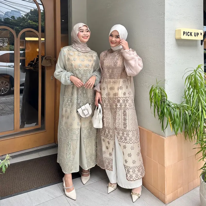 CALULA OUTER DRESS / OUTER ORGANZA BORDIR / OUTER SILANG PREMIUM 3
