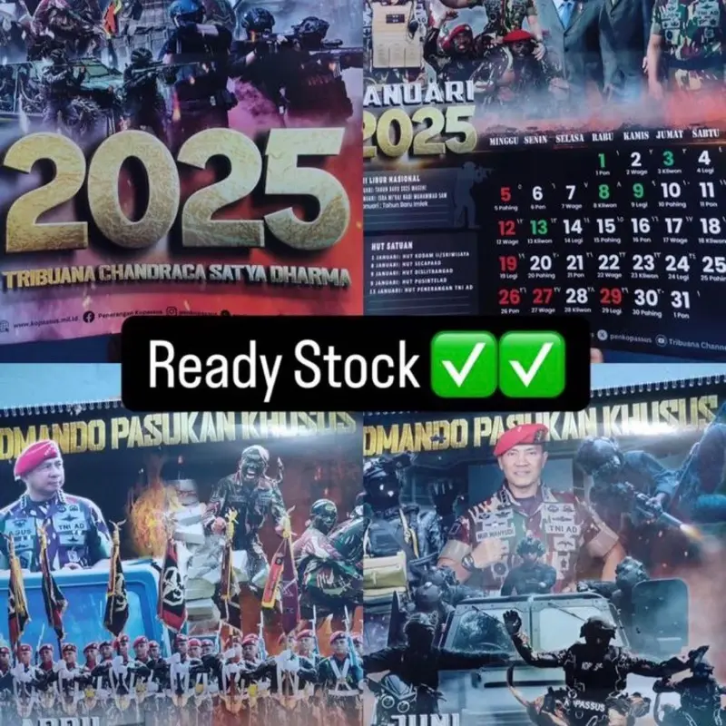 Maysun - kalender Kopassus 2025 1