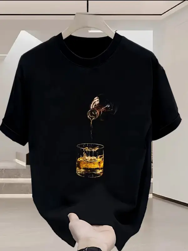 Kaos Tren Cetak Fashion Pria dan Wanita Muda 2025 - Bahan Nyaman - Toko Fashion Combed Cowok 7