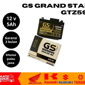 GTZ5S 12V 5AH 125 Scoopy Spacy Blade Revo New Mega pro - Aksesoris, kendaraan, Aki motor, Aki Motorcycle aki motor