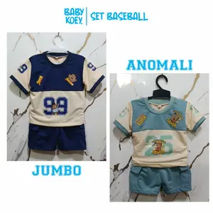SETELAN JERSEY BASEBALL ANAK [ANAK 1-9 TAHUN] TUNG TUNG SAHUR & JUMBO VIRAL [tidak bisa rek nama/angka]