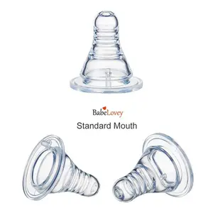 【5 Pcs】Dot Bayi Diameter Standar Dot  Baru Lahir Dengan Sentuhan Lembut SilikonDot  Spiral / Silikon Dot BPA FREE Peristaltic Plus Standar / Baby Breast Feeding Nipple Kids Silicone Slim for Different Milk Bottle Pacifier bisa untuk Pigeon XNZ