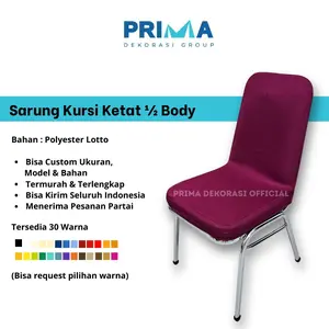 Sarung Kursi Futura Setengah Body Cover 1/2 Badan Prima Dekorasi Isi 10pcs