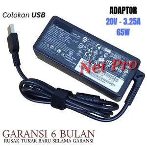 Adaptor Charger 20V 3.25A For X250 X260 X270 X240 Series USB -NP