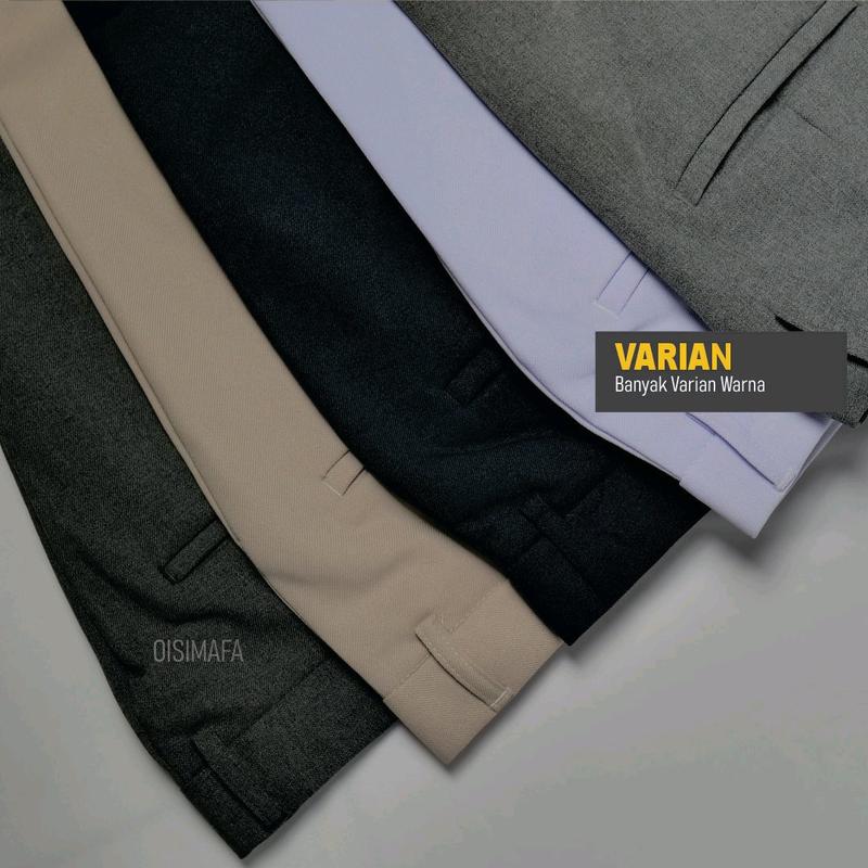 CELANA BAHAN FORMAL SLIMFIT PREMIUM | CELANA KANTOR PRIA SLIMFIT PREMIUM | CELANA KERJA | SLIMFIT PANTS FORMAL 7