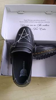 Product Review of Mikihas R4 - Sepatu Loafers Pria Slip-On Dockmart Bintang Kulit Hitam Sol Karet Flat Shoes Sneakers Kasual penny loafers loafers  style outfit from Z**u 0