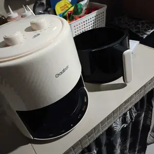 [NEW] Gaabor Air Fryer 4L 800 Watt 2 Knop Penggorengan Tanpa Minyak Serbaguna / AF-40M01A Cream