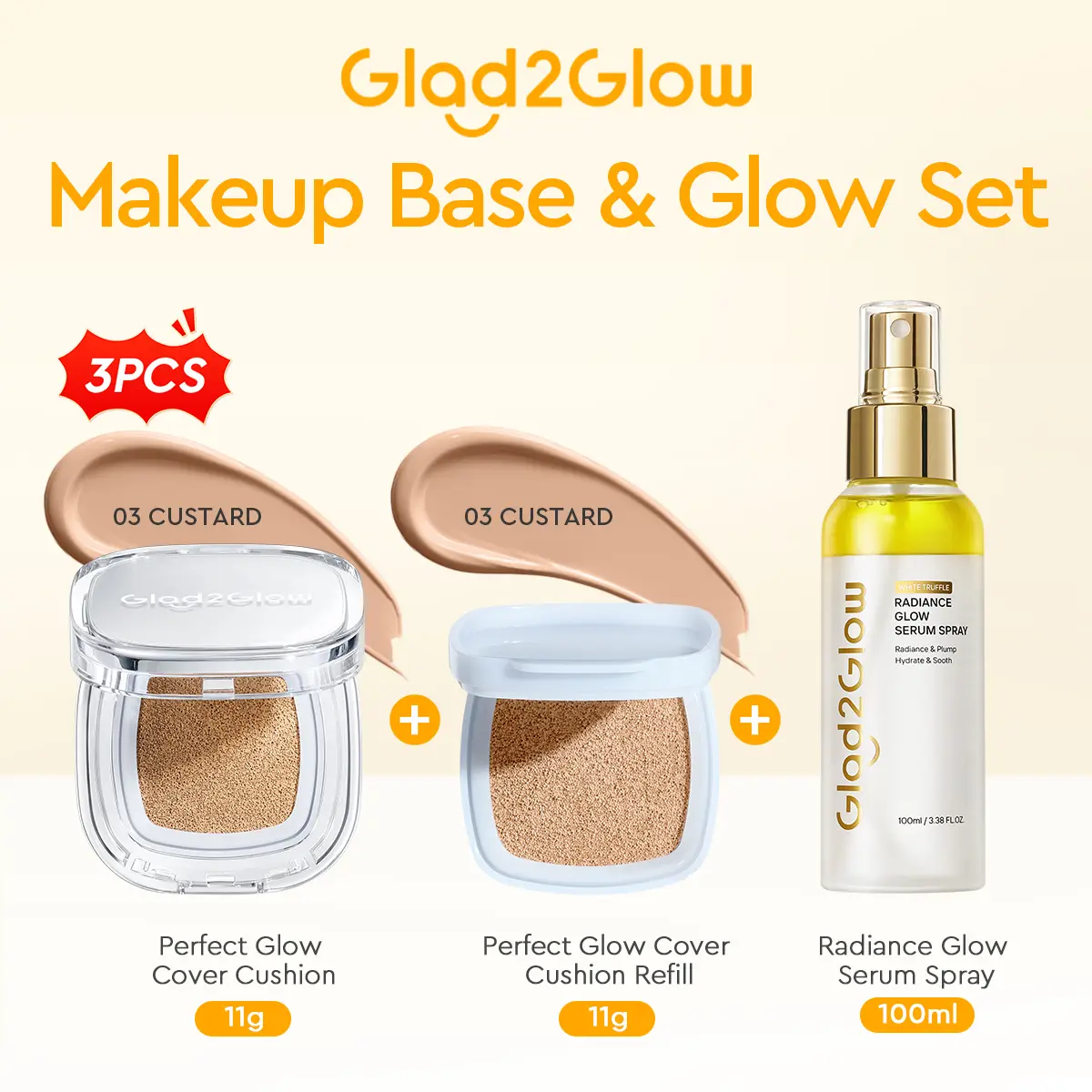 Cushion+Cushion Refill 03 Custard